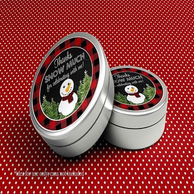 AmandaCreation Chalkboard Snowman Envelope Seals 40pc. Image 2
