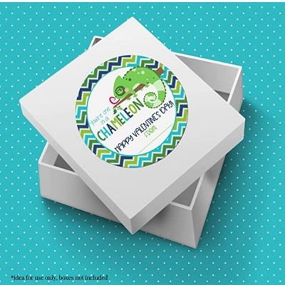 AmandaCreation Chameleon Valentine Envelope Seals 40pc. Image 2