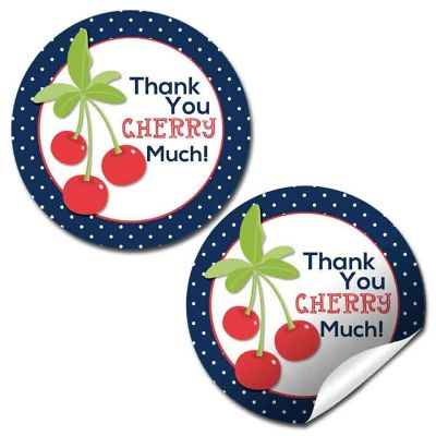 AmandaCreation Cherry Sweet Envelope Seals 40pc. Image 1