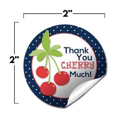 AmandaCreation Cherry Sweet Envelope Seals 40pc. Image 1