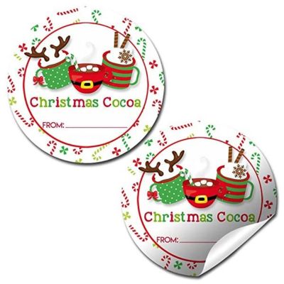 AmandaCreation Christmas Cocoa Gift Tag 40pc. Image 1