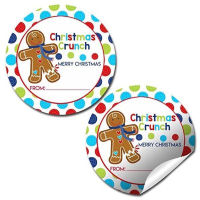 AmandaCreation Christmas Crunch Gift Tag 40pc Image 1