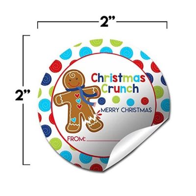 AmandaCreation Christmas Crunch Gift Tag 40pc Image 1