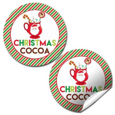AmandaCreation Christmas Hot Cocoa Gift Tag 40pc. Image 1