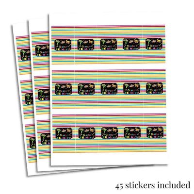 AmandaCreation Cinco De Mayo Mini Candybar Wrappers 45pc. Image 2