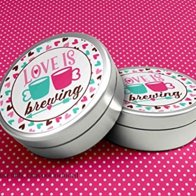 AmandaCreation Coffee Valentine Envelope Seals 40pc. Image 2