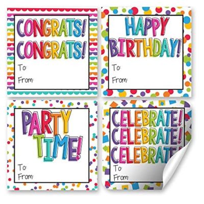 AmandaCreation Colorful Celebration Envelope Seals 40pcs. Image 1
