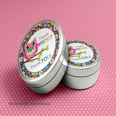 AmandaCreation Colorful Owl Envelope Seals 40pc. Image 2
