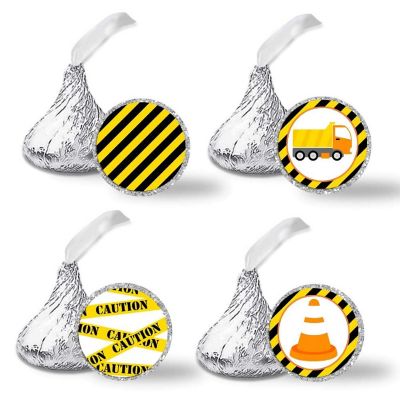 AmandaCreation Construction Zone Kiss Stickers 324pc. Image 1
