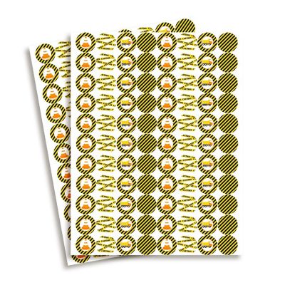 AmandaCreation Construction Zone Kiss Stickers 324pc. Image 2