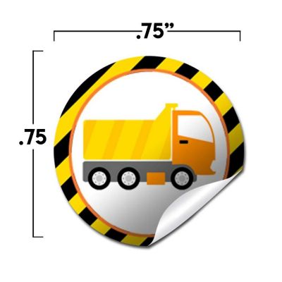 AmandaCreation Construction Zone Kiss Stickers 324pc. Image 3