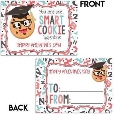 AmandaCreation Cookie Classroom Valentine Cards 30pc. Image 2