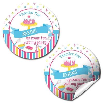 AmandaCreation Cooking &amp; Baking Envelope Seals 40pc. Image 1