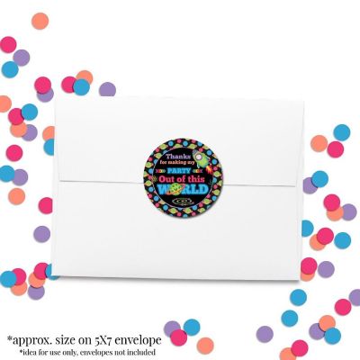 AmandaCreation Cosmic Bowling Envelope Seals 40pc. Image 3
