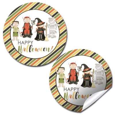 AmandaCreation Costume Party Envelope Seals 40pc. Image 1