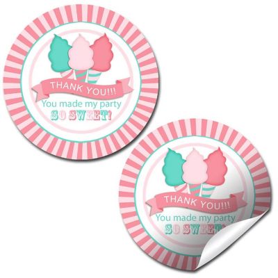 AmandaCreation Cotton Candy Sweet Envelope Seals 40pc. Image 1