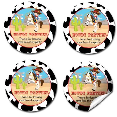 AmandaCreation Cowboy Envelope Seals 40pc. Image 3