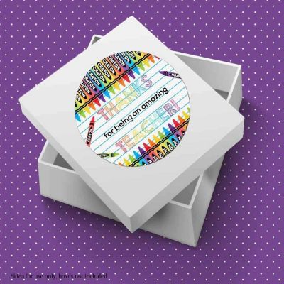 AmandaCreation Crayon Appreciation Envelope Seals 40pc. Image 2