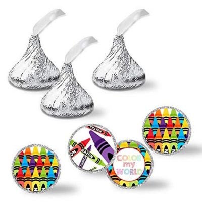 AmandaCreation Crayon Kiss Stickers 324pc. Image 1