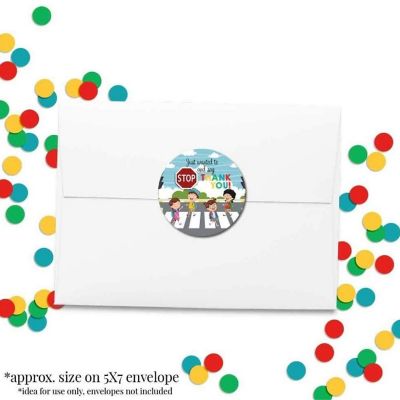 AmandaCreation Crossing Guard Appreciation Envelope Seals 40pc. Image 2