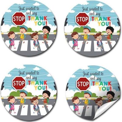 AmandaCreation Crossing Guard Appreciation Envelope Seals 40pc. Image 3