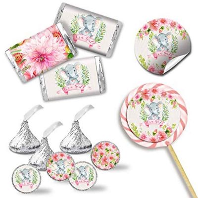 AmandaCreation Dahlia Elephant Pink Sticker Bundle 429pc. Image 1