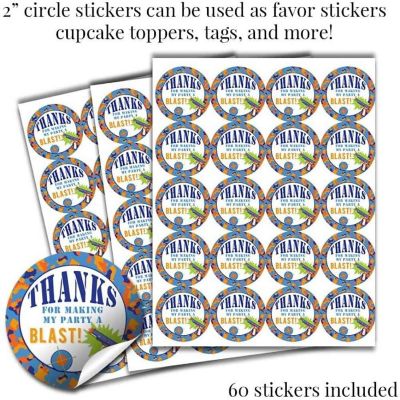 AmandaCreation Dart Gun Sticker Bundle 429pc. Image 3