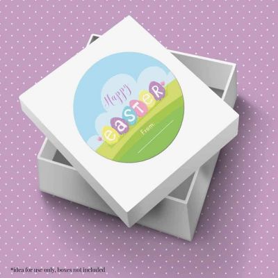 AmandaCreation Decorated Eggs Envelope Seals 40pc. Image 3