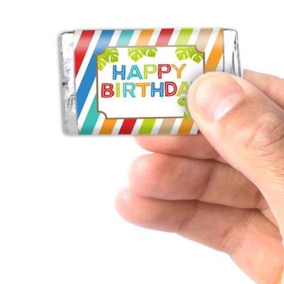 AmandaCreation Dinosaur Boy Mini Candybar Wrappers 45pcs Image 1