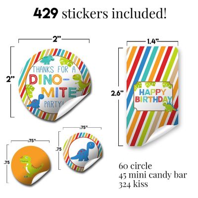 AmandaCreation Dinosaur Boy Sticker Bundle 429pc. Image 2
