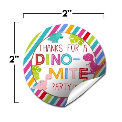 AmandaCreation Dinosaur Envelope Seals 40pc. Image 1