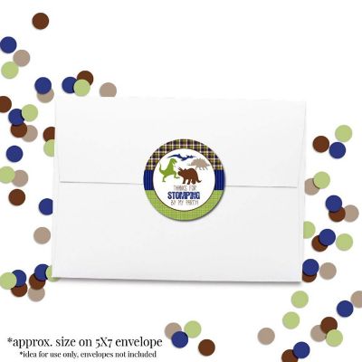 AmandaCreation Dinosaur Stomping By Envelope Seals 40pc. Image 3