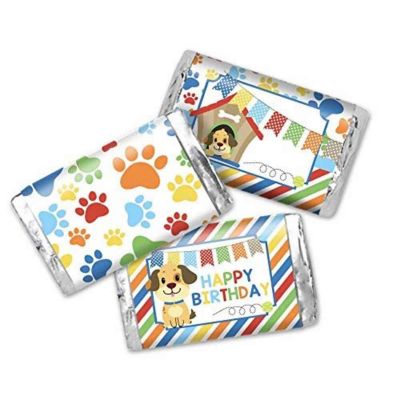 AmandaCreation Dog House Mini Candybar Wrappers 45pc. Image 1