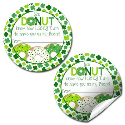 AmandaCreation Donut Friendship Envelope Seals 40pc. Image 1