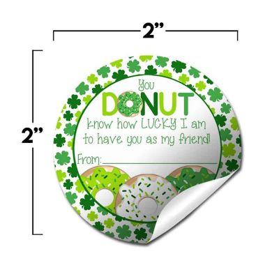 AmandaCreation Donut Friendship Envelope Seals 40pc. Image 1