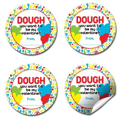 AmandaCreation Dough Valentine Envelope Seals 40pc. Image 1