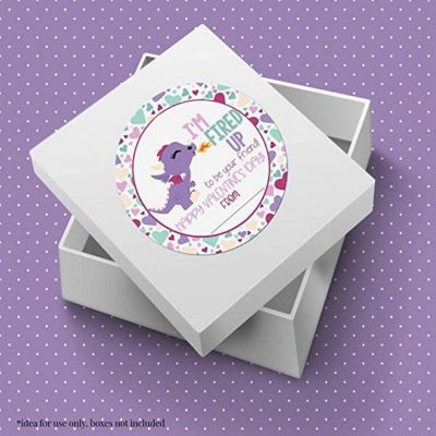 AmandaCreation Dragon Valentine Envelope Seals 40pc. Image 1