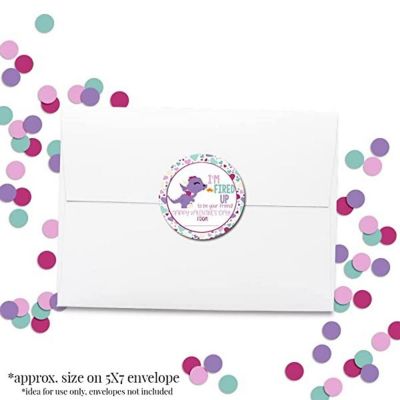 AmandaCreation Dragon Valentine Envelope Seals 40pc. Image 2