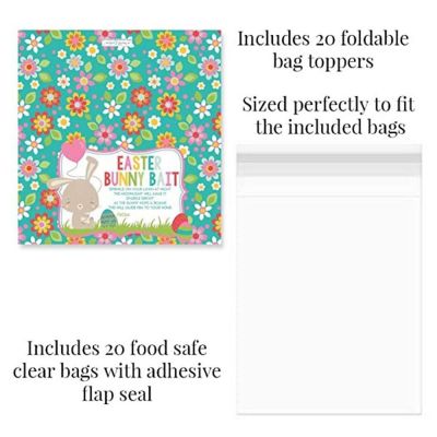 AmandaCreation Easter Bunny Bait Bag Toppers 40pc. BAG FILLER NOT INCLUDED Image 3