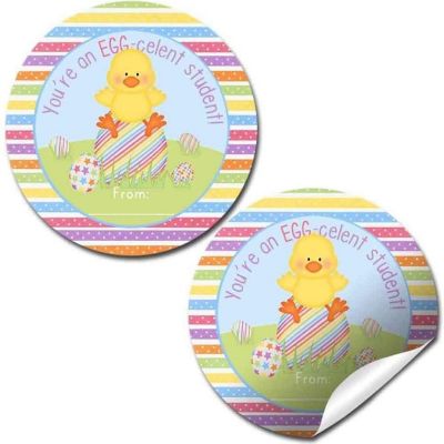 AmandaCreation Egg-celent Student Envelope Seals 40pc. Image 1