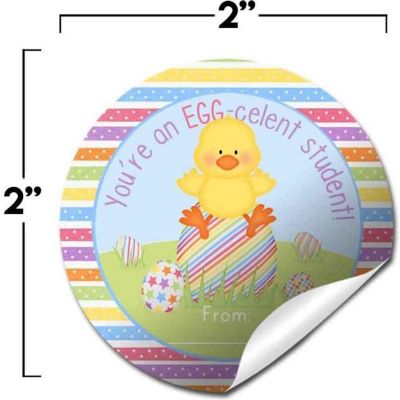 AmandaCreation Egg-celent Student Envelope Seals 40pc. Image 1