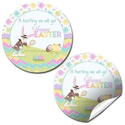AmandaCreation Egg Hunt Detective Envelope Seals 40pc. Image 1