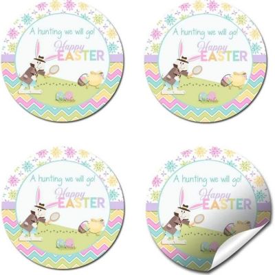 AmandaCreation Egg Hunt Detective Envelope Seals 40pc. Image 2