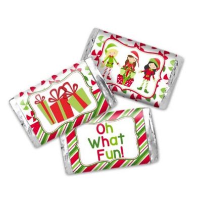 AmandaCreation Elf Girl Mini Candybar Wrappers 45pc. Image 1
