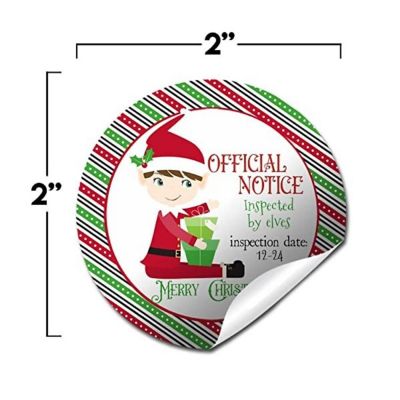 AmandaCreation Elf Inspection Gift Tag 40pc. Image 1