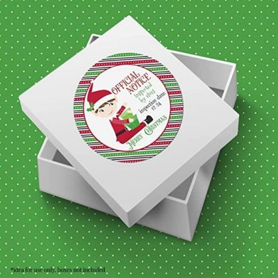 AmandaCreation Elf Inspection Gift Tag 40pc. Image 2