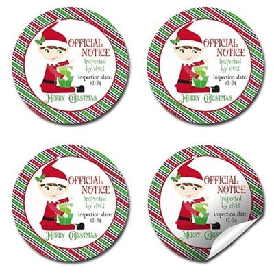 AmandaCreation Elf Inspection Gift Tag 40pc. Image 3