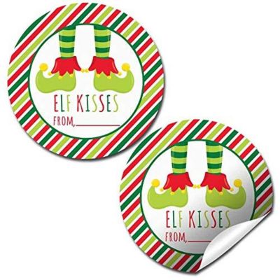 AmandaCreation Elf Kisses Gift Tag 40pc. Image 1