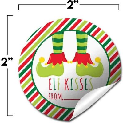 AmandaCreation Elf Kisses Gift Tag 40pc. Image 1