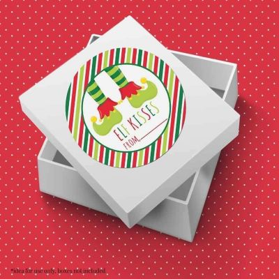 AmandaCreation Elf Kisses Gift Tag 40pc. Image 2